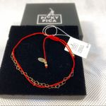 NWT Picky Pica Silver Bracelet with combination of Hearts and Red String Photo 5