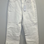 Judy Blue ‎ High Waist Wide Leg Crop Denim Stretch Jeans Women’s Size 7/28 NWT Photo 0