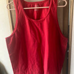 Fruit of the Loom FINAL MARKDOWN  Red Sleeveless Women's Top large Photo 0