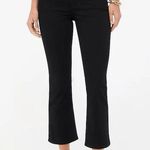 J.Crew NWT Petite Flare Crop Black Jean All-day Stretch Photo 0