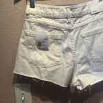 Forever 21 New Women’s Cream Colored Beige Denim Shorts Jean Shorts Size 26 NWT Photo 8
