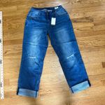 Poetic Justice Verla True Ripped Boyfriend Jeans‎ 27R Blue Size 27 Photo 1