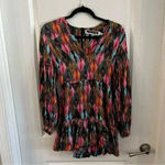 1057 Rotate Geometric Diamond Mini Dress Size 4 Pink Photo 1