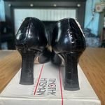 Vintage 80'S Timothy Hitsman suede, calf hair, & patten Patchwork Heel 10 Black Photo 1