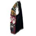 Martha Abraham Vest Knitted Christmas Sweater Size Large‎ long Teacher Pockets Photo 3