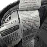 Levi's Ribcage Straight Ankle Jeans Charcoal Wash Frayed Hem Women's Size 31 Photo 3