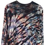 Grau Tiedye Grunge Dark Fairy Bohemian Art to Wear Lagenlook Midi Dress Size M/L Black Size M Photo 5