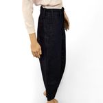 AYR NWOT! All Year Round THE BEAT Y2K Navy Wide Leg Jeans Sz 25 Barrel Leg BOHO Photo 2