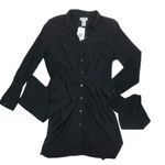 L*SPACE Aura Mini Dress Women S Black Swirl Whimsygoth Boho Holiday Party NWT Photo 8