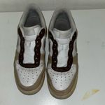 Nike Air Force One painted tan & brown Photo 2