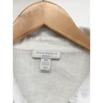 Charter Club  Casual Shirt 100% Linen White Plus Size 18W Long Sleeve Buttoned Photo 5