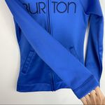 Burton  Dry Ride Blue Logo Zip Jacket Hoodie Photo 5