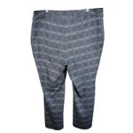 Lane Bryant  Black White Checkered Plaid High Rise Straight Leg Pull On Pants 22 Photo 1