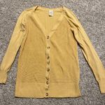 Faded Glory  Women's Yellow Cardigan Sweater Photo 0