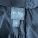 Eileen Fisher 100% Silk Crepe Wide Leg Pants Black Size XS Luxe Minimalist Photo 4