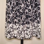 BCBG MaxAzria Black White Floral Jersey Dress XS Photo 7