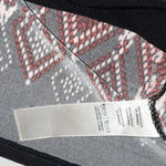 White House | Black Market Chick Classy Designer Black Sunset Print Keyhole Dress Photo 7