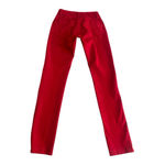 Ci Sono Jeggings Womens Size S Red Stretch Jeans Elastic Waist Mid Rise Skinny Photo 6