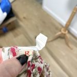 Vintage ANOKHI Floral Tunic Dress Short Sleeve Hippie Boho Gypsy size Medium Photo 10