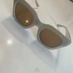 LIKE NEW Beige Tan Square Shaped Women's Sunglasses Photo 7