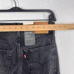 Levi's Premium Baggy Dad Jeans Womens 25x32 Washed Black High Rise Rigid Denim Photo 7