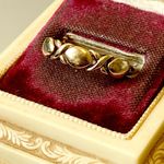 Vintage 10KT Gold X O Heart Style Ring 1.7g Sz 6 Anniversary Old Money Lux Photo 2