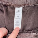 Yogalicious  Brown Stretch Waist‎ Scuba Zuri Comfort Athletic Shorts Sz M Photo 3