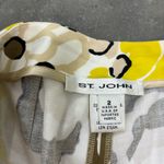 St. John  Womens 2 Yellow Brown European Summer Old Money Vintage Cropped Pants Photo 2