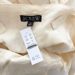 J.Crew NWT Pleated Drop-waist Dress Crinkle Cotton Blend Natural Photo 3