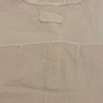 la miel Cream Creped Linen Short Sleeve ButtonUp Top Size M from Flaunt Boutique Size M Photo 3