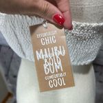 NWT Malibu bum tie front crop size small White Photo 7