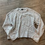 1. State  Gray Cable Knit Sweater Photo 2