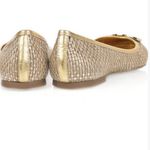 Tory Burch Reva Gold Ballerina Flats Photo 11