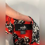 Wallis Floral orange dress with‎ black and white flowers size 6 Photo 4