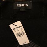 EXPRESS Black Herringbone Cropped Sweater Tank Photo 4