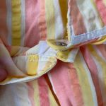 basic editions women L cotton blend snap closure stripe textured robe Photo 8