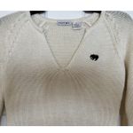 Energie  V Neck Cream Sweater Size Small Great... top long sleeve SKU 32 Photo 3