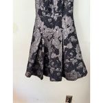 Aidan Mattox NWT Metallic Fit & Flare Dress Twilight Black Size 2 Photo 4