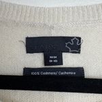 Sears Canada Cashmere Cream 100% Cashmere Crew Neck Long Sleeve Sweater M 8 10 Size undefined Photo 2