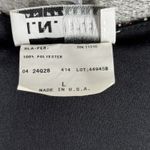 IN Studio Shirt Women Large Black Purple Geometric Floral Wrap Vintage 2000s Y2K Photo 6