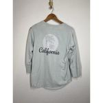 James Perse  Womens Cotton Slub California Top Size 3 US Large Blue Waterier Photo 4