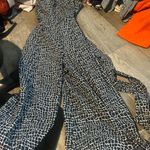 Calvin Klein  black and white patterned Jumpsuit size 6 Photo 4