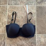 SKIMS  Fits Everybody Strapless Bra Onyx Size 32DD Photo 3