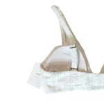 ANDIE NWT  The Belmar Eyelet Bikini Top Bohemian Removable Cups M Coconut White Photo 4