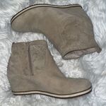 Geox  Illusion Perforated Suede Wedge Bootie Photo 1