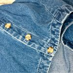 Eddie Bauer Women’s Sz 8 Blue Jean Denim Side Button Maxi Skirt Modest Normcore Photo 5