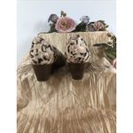 Clarks Vintage Artisan Peep-Toe Vendra Daisy Wedge Pumps Size 10W Mob Wife Photo 5