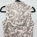 J. McLaughlin  Liz Sheath Dress M Jaguar Neutral Animal Print Faux Suede Autumn Photo 8