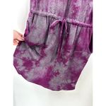 Evereve Sundry The Weekender Tank Dress  Berry Tie Dye Racerback Size 2 Medium Photo 2