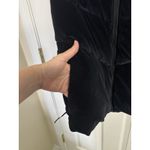 Athleta  Black Lofty Velvet Down Puffer Vest Size XXS Hooded Full Zip Goose Down Photo 6